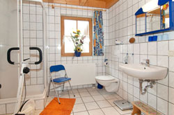 Ferienwohnung Panoramablick Bad