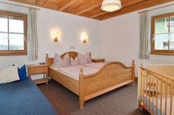 Ferienwohnung Panoramablick Schlafzimmer